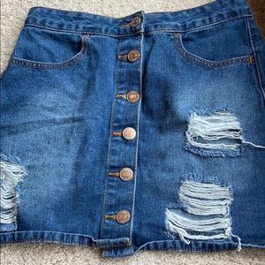 denim skirt